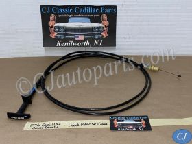 OEM 1974 1975 1976 Cadillac Deville Fleetwood Calais 1974 1975 1976 1977 1978 Eldorado HOOD RELEASE CABLE HANDLE LEVER CONTROL #9731434